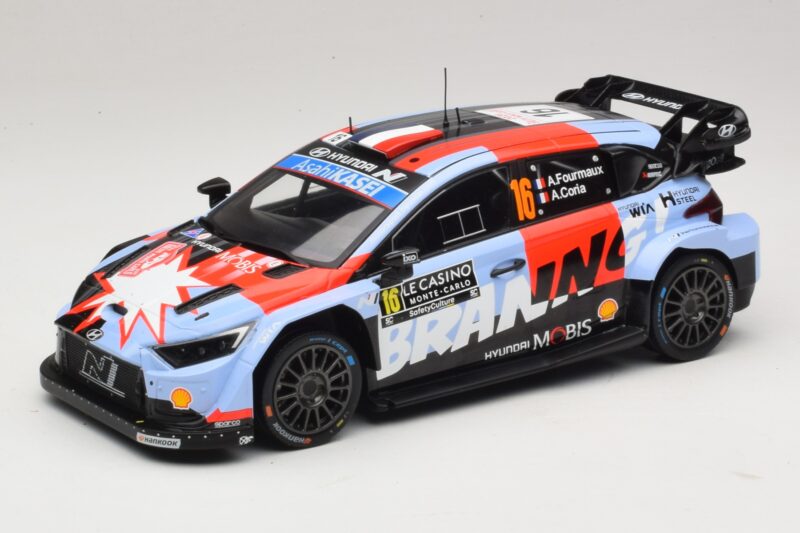 Hyundai i20 N Rally1 #16 A. Fourmaux / A. Coria Rally Monte Carlo 2026 IXO 1:18 18RMC270A Metal