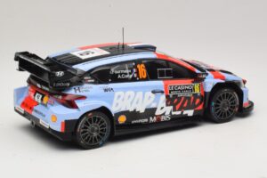 Hyundai i20 N Rally1 #16 A. Fourmaux / A. Coria Rally Monte Carlo 2026 IXO 1:18 18RMC270A Metal - imagen 2 de 6