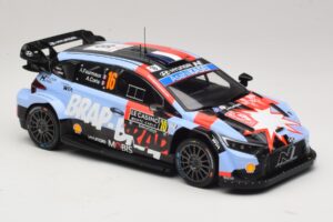 Hyundai i20 N Rally1 #16 A. Fourmaux / A. Coria Rally Monte Carlo 2026 IXO 1:18 18RMC270A Metal - imagen 4 de 6