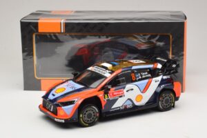 Hyundai i20 N Rally1 #8 O. Tanak / M. Jarveoja Rally Portugal 2025 IXO 1:18 18RMC251A Metal - imagen 6 de 6