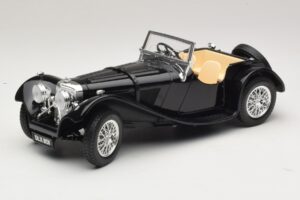 Jaguar SS100 Roadster Negro Bburago 1:18 3006-M3 Metal
