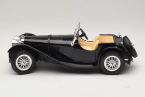 Jaguar SS100 Roadster Negro Bburago 1:18 3006-M3 Metal - imagen 3 de 6