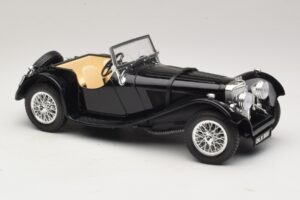 Jaguar SS100 Roadster Negro Bburago 1:18 3006-M3 Metal - imagen 4 de 6