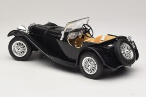 Jaguar SS100 Roadster Negro Bburago 1:18 3006-M3 Metal - imagen 5 de 6