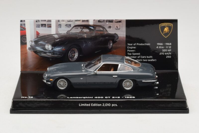 Lamborghini 400 GT 2+2 Gris Minichamps 1:43 436103310 Metal