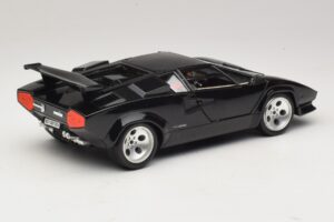 Lamborghini Countach 5000 Quattrovalvole Negro Bburago 1:18 3337 Metal - imagen 3 de 8