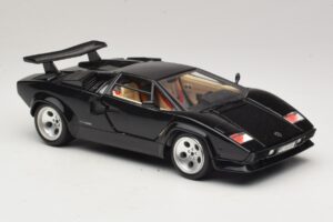 Lamborghini Countach 5000 Quattrovalvole Negro Bburago 1:18 3337 Metal - imagen 6 de 8