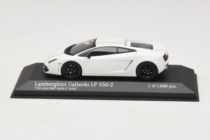 Lamborghini Gallardo LP550-2 Tricolore Blanco Minichamps 1:43 400103801 Metal