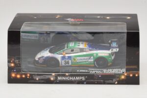 Lamborghini Gallardo LP600 GT3 #34 Reiter Engineering H-J. Stuck 24 Hours of Nurburgring 2011 Minichamps 1:43 437111284 Metal - imagen 5 de 5