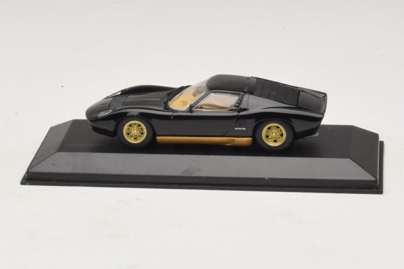 Lamborghini Miura P400 Negro Minichamps 1:43 430103004 Metal