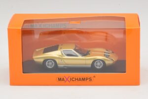 Lamborghini Miura P400 Oro Maxichamps 1:43 940103002 Metal - imagen 5 de 5