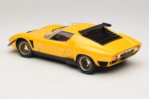 Lamborghini Miura SVR Amarillo & Negro Kyosho 1:18 08319GY Metal - imagen 7 de 8