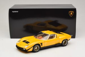 Lamborghini Miura SVR Amarillo & Negro Kyosho 1:18 08319GY Metal - imagen 8 de 8