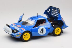 Lancia Stratos HF #4 B. Darniche / A. Mahe Rally Monte Carlo 1979 Solido 1:18 9019 Metal - imagen 2 de 8