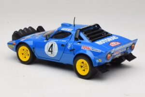 Lancia Stratos HF #4 B. Darniche / A. Mahe Rally Monte Carlo 1979 Solido 1:18 9019 Metal - imagen 7 de 8