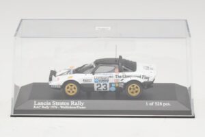 Lancia Stratos Rally #23 Walfridson / Frazer RAC Rally 1976 Minichamps 1:43 430761223 Metal - imagen 4 de 5