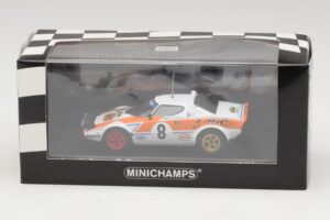 Lancia Stratos Rally #8 Livieratos / Manolis Acropolis Rally 1978 Minichamps 1:43 430781208 Metal - imagen 5 de 5