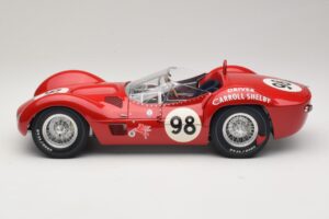Maserati Tipo 61 #98 C. Shelby Times Mirror GP For Sportscars 1960 Minichamps 1:12 120601298 Metal - imagen 3 de 8