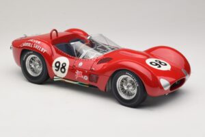 Maserati Tipo 61 #98 C. Shelby Times Mirror GP For Sportscars 1960 Minichamps 1:12 120601298 Metal - imagen 6 de 8