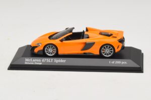 McLaren 675LT Spider Naranja Minichamps 1:43 537154431 Metal