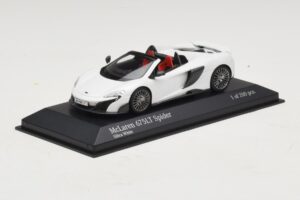 McLaren 675LT Spider Silica White Minichamps 1:43 537154432 Metal - imagen 2 de 5