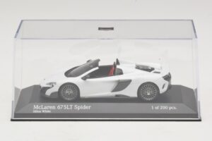 McLaren 675LT Spider Silica White Minichamps 1:43 537154432 Metal - imagen 4 de 5