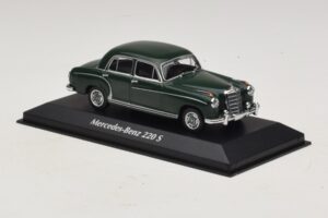 Mercedes 220 S W180 Verde Oscuro Maxichamps 1:43 940033001 Metal - imagen 3 de 5