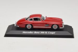 Mercedes 300 SL W198 Rojo Maxichamps 1:43 940039001 Metal