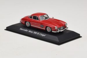 Mercedes 300 SL W198 Rojo Maxichamps 1:43 940039001 Metal - imagen 3 de 5