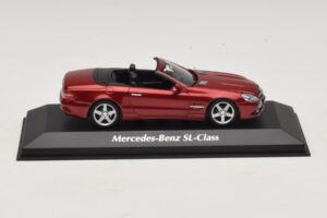 Mercedes SL R230 Rojo Metalizado Maxichamps 1:43 940037530 Metal
