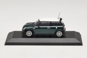Mini Cooper One R50 Aero Green Con Techo Blanco Minichamps 1:43 MINI011 Metal