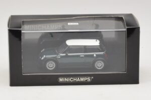 Mini Cooper One R50 Aero Green Con Techo Blanco Minichamps 1:43 MINI011 Metal - imagen 5 de 5