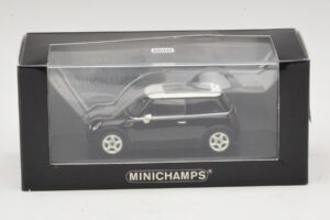 Mini Cooper S R53 Negro Con Techo Panorámico Minichamps 1:43 MINI022 Metal - imagen 4 de 4
