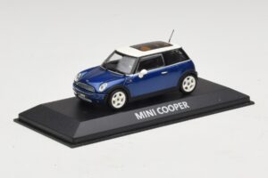 Mini Cooper S R53 Azul Oscuro Con Techo Panorámico Minichamps 1:43 MINI021 Metal - imagen 2 de 4
