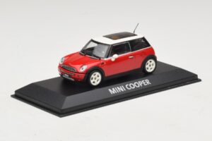 Mini Cooper S R53 Rojo Con Techo Panorámico Minichamps 1:43 MINI024 Metal - imagen 2 de 5