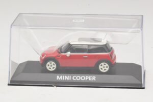 Mini Cooper S R53 Rojo Con Techo Panorámico Minichamps 1:43 MINI024 Metal - imagen 4 de 5
