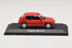 Peugeot 205 GTi Rojo Maxichamps 1:43 940112300 Metal