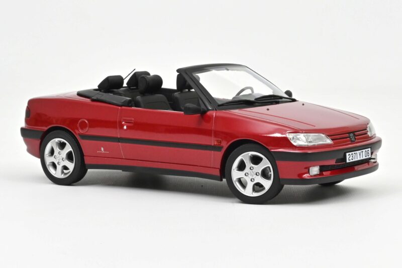 Peugeot 306 Descapotable Diablo Red Norev 1:18 184930 Metal
