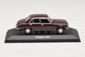 Peugeot 504 Rojo Oscuro Maxichamps 1:43 940112500 Metal