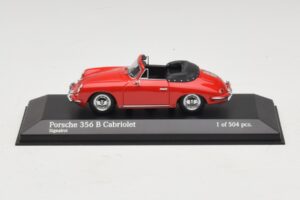 Porsche 356 B Descapotable Rojo Minichamps 1:43 400064331 Metal