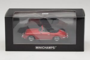 Porsche 356 B Descapotable Rojo Minichamps 1:43 400064331 Metal - imagen 5 de 5