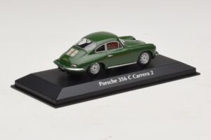 Porsche 356C Carrera 2 Verde Oscuro Maxichamps 1:43 940062360 Metal - imagen 2 de 5