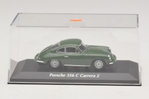 Porsche 356C Carrera 2 Verde Oscuro Maxichamps 1:43 940062360 Metal - imagen 4 de 5