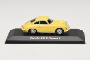 Porsche 356C Carrera 2 Amarillo Maxichamps 1:43 940062361 Metal