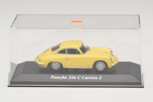 Porsche 356C Carrera 2 Amarillo Maxichamps 1:43 940062361 Metal - imagen 4 de 5