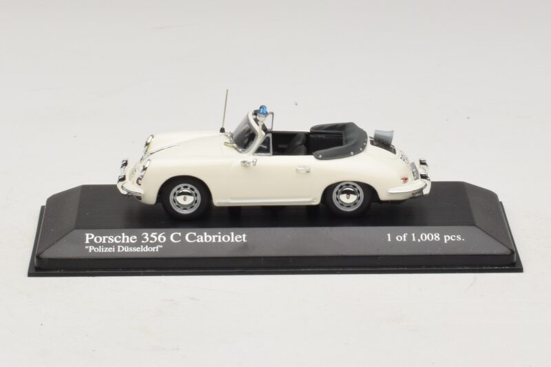 Porsche 356C Descapotable Polizei Dusseldorf Minichamps 1:43 430062391 Metal