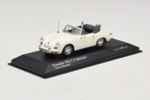 Porsche 356C Descapotable Polizei Dusseldorf Minichamps 1:43 430062391 Metal - imagen 2 de 5
