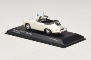 Porsche 356C Descapotable Polizei Dusseldorf Minichamps 1:43 430062391 Metal - imagen 3 de 5