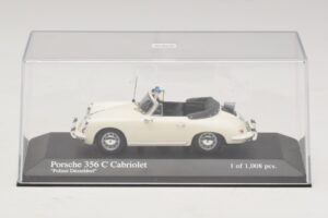 Porsche 356C Descapotable Polizei Dusseldorf Minichamps 1:43 430062391 Metal - imagen 4 de 5