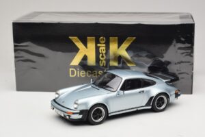 Porsche 911 930 Turbo 3.3 Plata KK-Scale 1:18 KKDC181444 Metal - imagen 6 de 6